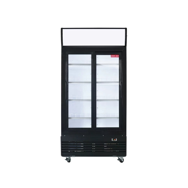 New Air 40″ Double Sliding Glass Door Refrigerators - NGR-40-S