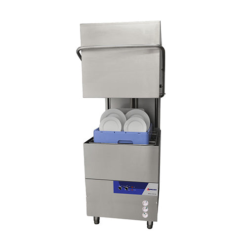 Omcan CD-GR-1500 High Temperature 28 Racks / Hour Door Type Dishwasher – 1Ph, 208V - VRS Restaurant Equipment & Supply Store