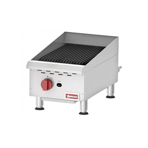 Omcan CE-CN-CBR15 15″ Natural Gas Radiant Charbroiler - VRS Restaurant Equipment & Supply Store