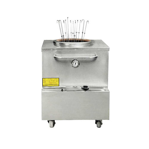 Omcan CE-IN-2830 28″ Stainless Steel Clay Gas Tandoor Oven - VRS Restaurant Equipment & Supply Store