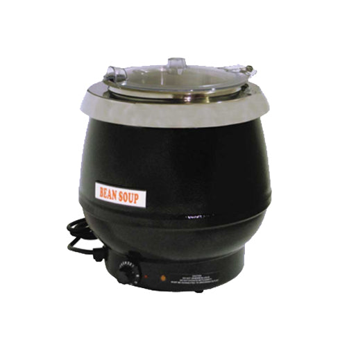 Omcan FW-CN-0010-P 10 Lt Soup Kettle with Plastic Lid - VRS Restaurant Equipment & Supply Store