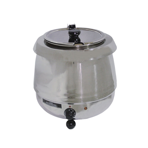 Omcan FW-CN-0010-S 10 Lt Stainless Steel Soup Kettle - VRS Restaurant Equipment & Supply Store