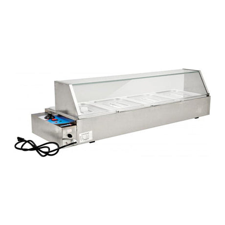 Omcan FW-CN-1170 4 Pan Half Size Countertop Food Warmer - VRS Restaurant Equipment & Supply Store