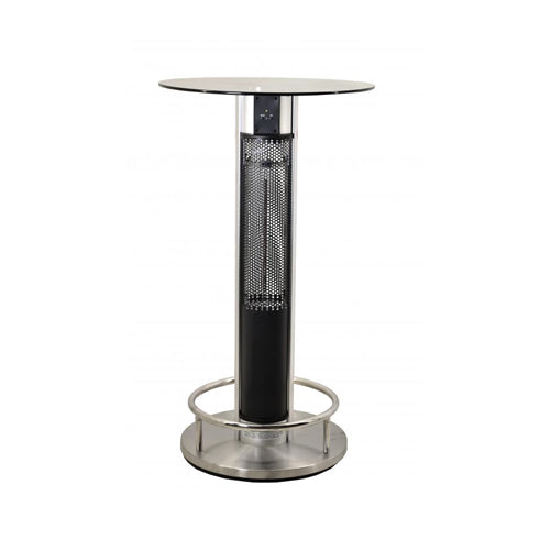 Omcan PH-CN-1100-T Electric Outdoor Patio Heater with Table and Remote Control - VRS Restaurant Equipment & Supply Store