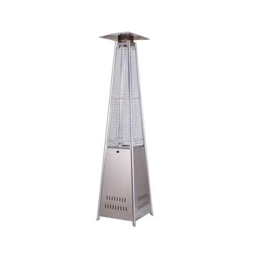 Omcan PH-CN-2270-S Stainless Steel Tower Propane Outdoor Patio Heater - VRS Restaurant Equipment & Supply Store