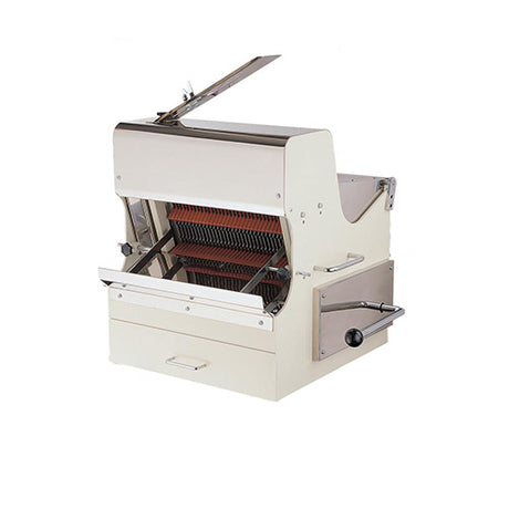 Omcan SB-TW-0016-S 5/8″ Automatic Electric Bread Slicer - VRS Restaurant Equipment & Supply Store