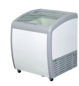 XS-160YX Curved Glass Top Ice Cream Freezer