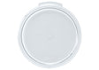 Winco Round Storage Container Cover, Clear Polycarbonate - VRS Restaurant Equipment & Supply Store