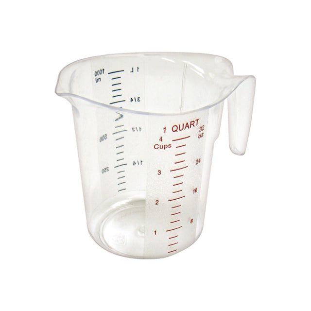 Winco PMCP-100 olycarbonate Measuring Cup with Color Graduations