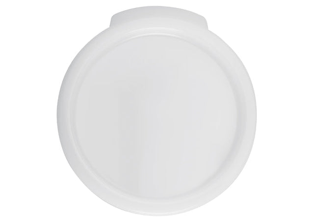 Winco Cover for Round Storage Container, White, Polypropylene