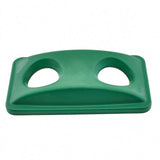 Winco PTCB-23GR - Bottle/Can Lid for 23 Gallon Slender Trash Cans - Green