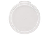 Winco Cover for Round Storage Container, Translucent, Polypropylene