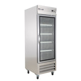 American Chef 27" One Door Glass Reach-in Freezer F1G-27