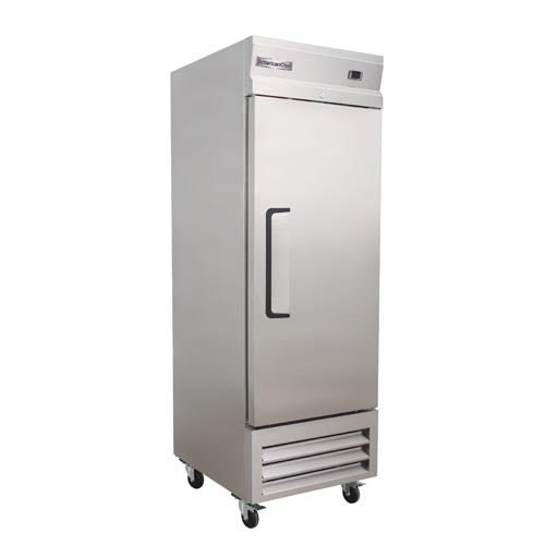 American Chef 27" One Door Solid Reach-in Refrigerator R1S-27 - VRS Restaurant Equipment & Supply Store