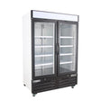 American Chef 54" Two Door Glass Merchandiser Refrigerator R2G-54-WS - VRS Restaurant Equipment & Supply Store