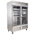 American Chef 54" Two Door Glass Reach-in Freezer F2G-54