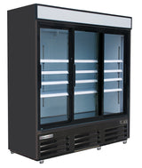 American Chef 81" Glass Door Merchandiser Refrigerator R3G-81-WSSL