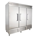 American Chef 81" Three Door Solid Reach-in Freezer F3S-81