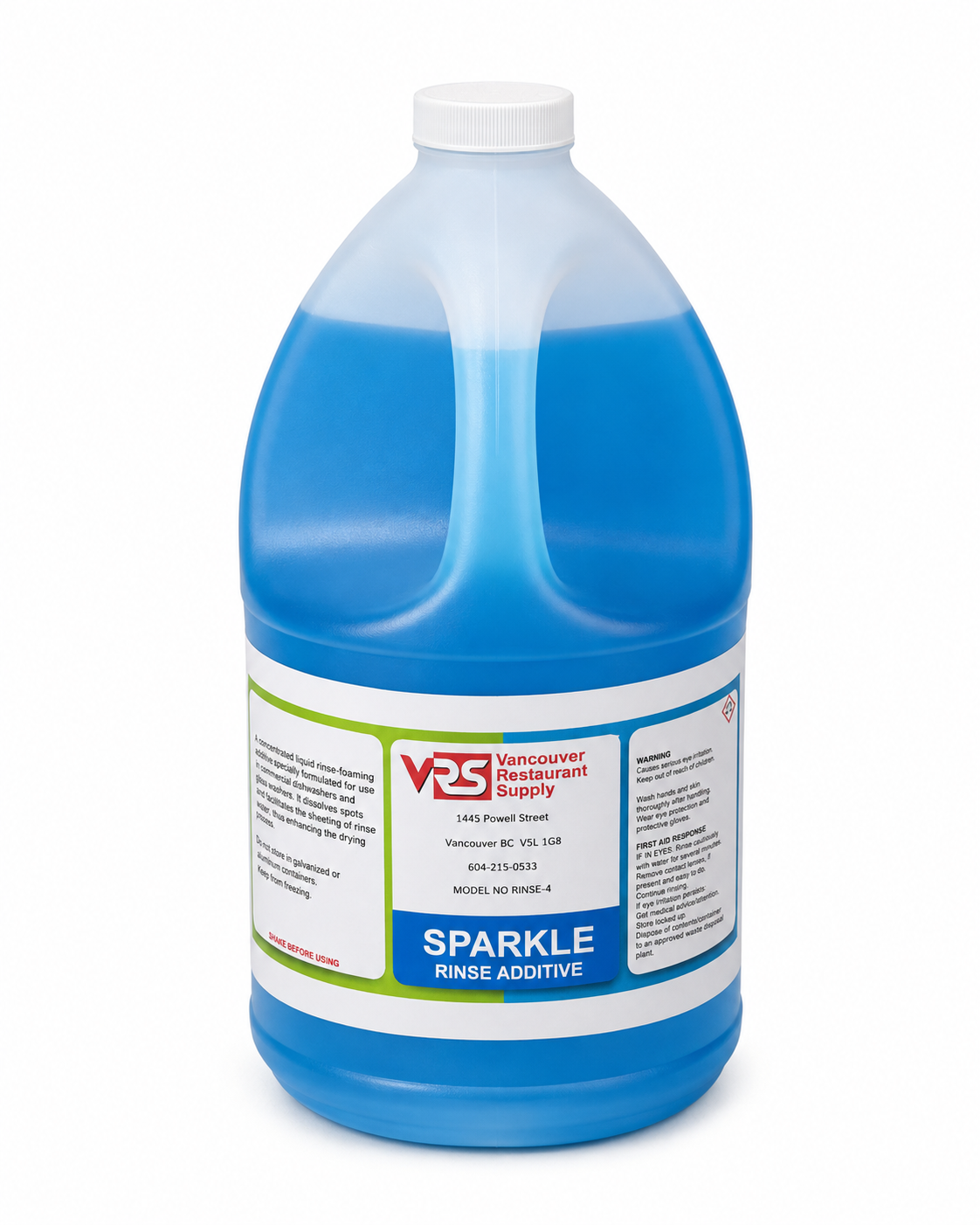 VRS Commercial Glass / Dishwasher Machine Rinse Aid, 4L