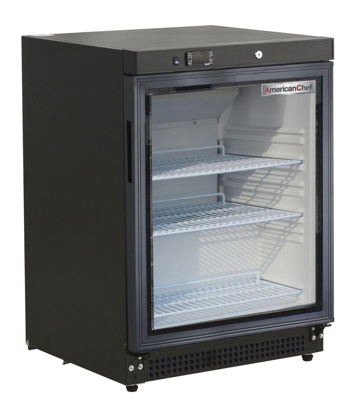 American Chef RUC1-24G 5 cu. ft. Glass Door Refrigerated Merchandiser