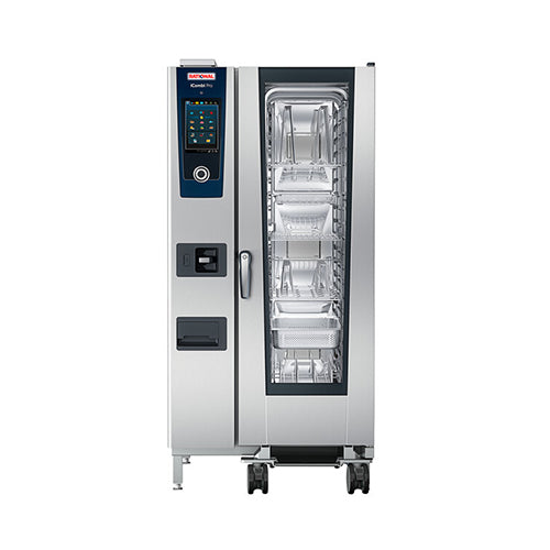 Rational iCombi Pro ICP-20-HALF LM100FG 20 Pan Half Size Natural Gas Combi Oven - VRS Restaurant Equipment & Supply Store