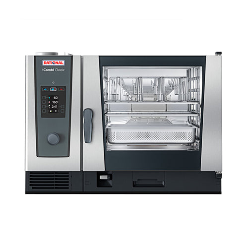 Rational iCombi Classic ICC-6-FULL LM200CG 6 Pan Full Size Propane Gas Combi Oven - VRS Restaurant Equipment & Supply Store