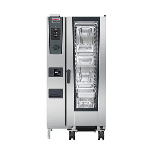 Rational iCombi Classic ICC-20-HALF LM200FG 20 Pan Half Size Natural Gas Combi Oven - VRS Restaurant Equipment & Supply Store