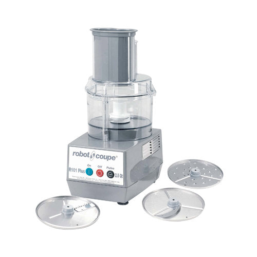 Robot Coupe R101-Plus Continuous Feed Food Processor – 2.5 Qt Clear Bowl - VRS Restaurant Equipment & Supply Store