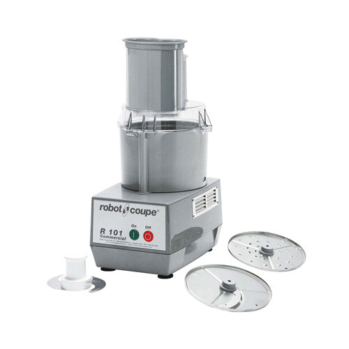 Robot Coupe R101 Continuous Feed Food Processor With 2.5 QT Grey Bowl - VRS Restaurant Equipment & Supply Store