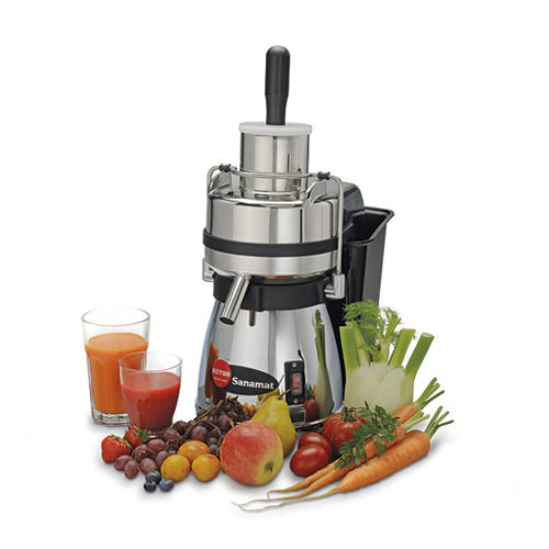 Rotor SANAMAT INOX 7200 RPM Automatic Centrifugal Juicer - VRS Restaurant Equipment & Supply Store