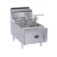 Royal RCF-25 25 Lb Single Pot Countertop Natural Gas Fryer - VRS Restaurant Equipment & Supply Store