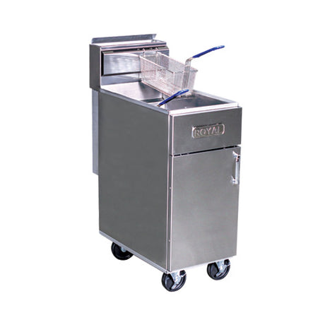 Royal RFT-50 50 Lb Propane Gas Floor Tube Fired Fryer - VRS Restaurant Equipment & Supply Store