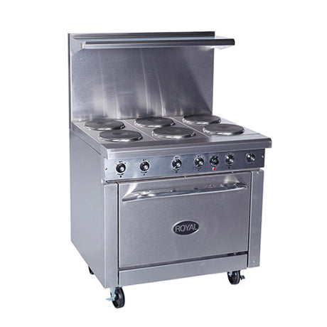 Royal RRE-2GT24 36″ Electric Range with 24″ Griddle – 1Ph, 240V - VRS Restaurant Equipment & Supply Store