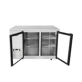 Atosa 48″ Shallow Depth Back Bar Cooler with Glass Doors - SBB48GGRAUS1