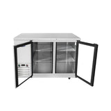 Atosa 59″ Shallow Depth Back Bar Cooler with Glass Doors - SBB59GGRAUS1