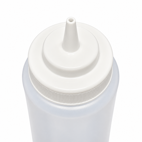 American Chef SBW-32C - 32oz Squeeze Bottles, Wide Mouth, Clear, Plastic