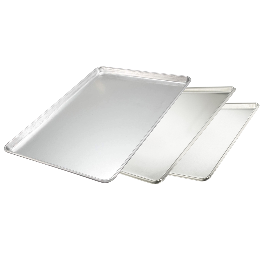 American Chef SP-0609A - Aluminum Sheet Pan, Open Bead - Eighth (1/8), Aluminum