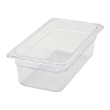 Winco Polycarbonate Food Pan, 1/3 Size