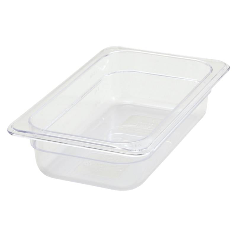 Winco Polycarbonate Food Pan, 1/4 Size