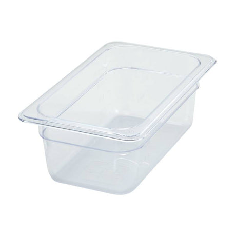 Winco Polycarbonate Food Pan, 1/4 Size