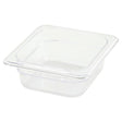 Winco Polycarbonate Food Pan, 1/6 Size