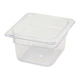 Winco Polycarbonate Food Pan, 1/6 Size