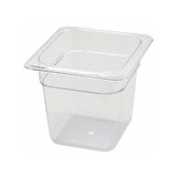 Winco Polycarbonate Food Pan, 1/6 Size