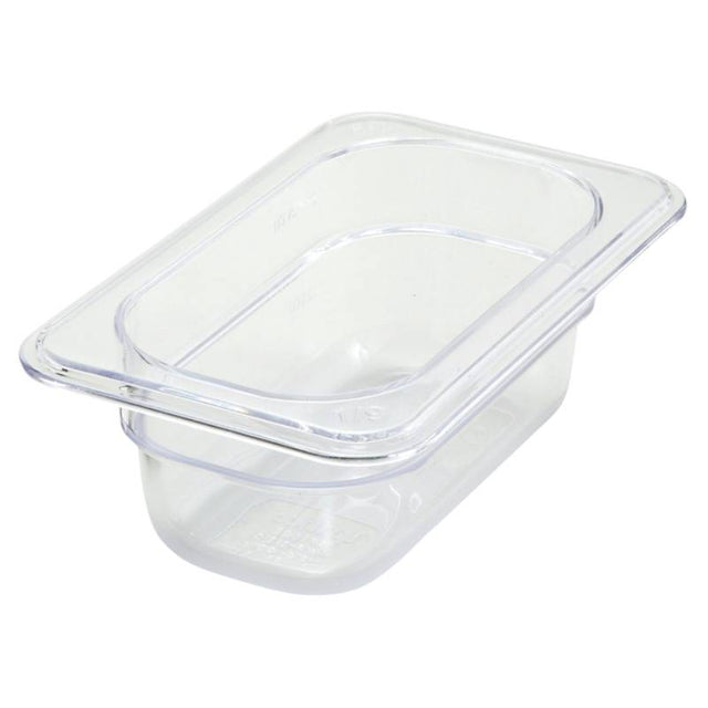 Winco Polycarbonate Food Pan, 1/9 Size