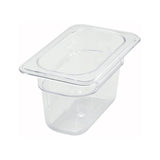 Winco Polycarbonate Food Pan, 1/9 Size