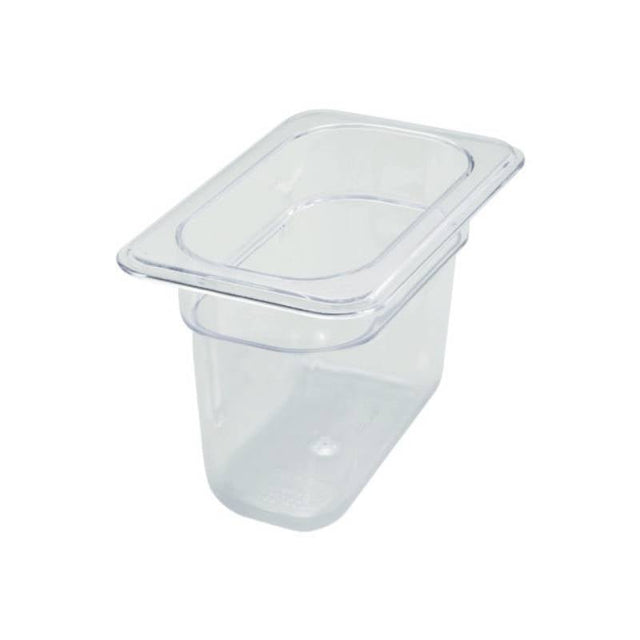 Winco Polycarbonate Food Pan, 1/9 Size - VRS Restaurant Equipment & Supply Store