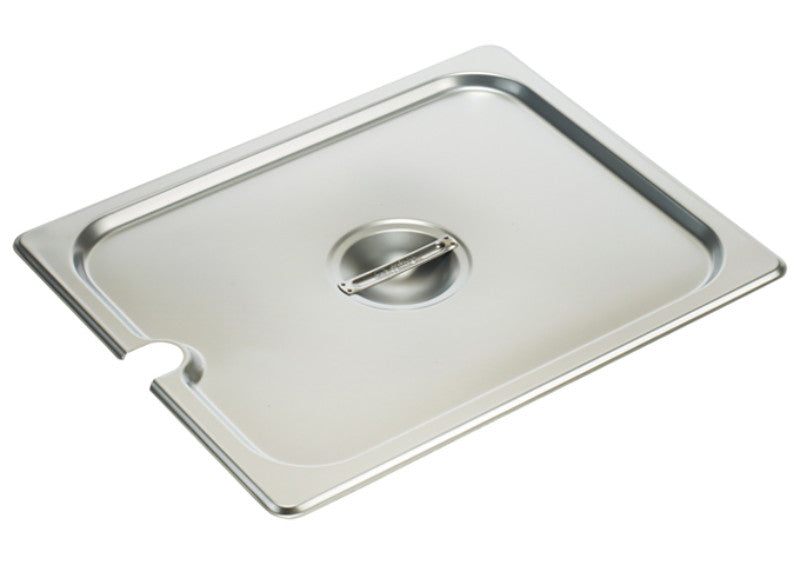 Winco 18/8 Stainless Steel Steam Pan Cover, Slotted