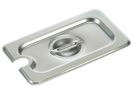 Winco 18/8 Stainless Steel Steam Pan Cover, Slotted