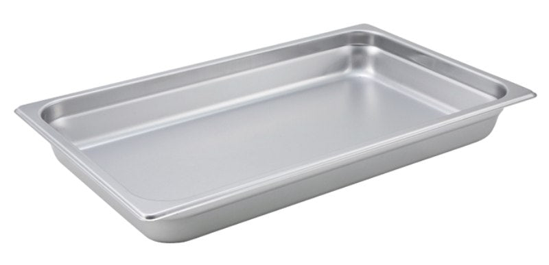 Winco Full Size Stainless Steel Anti-Jam Steam Table Pan