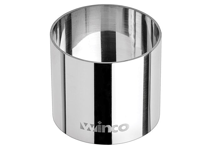 Winco Stainless Steel Pastry Mold - Round - VRS Restaurant Equipment & Supply Store